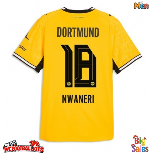 Borussia Dortmund Ethan Nwaneri #18 Replica Home Stadium Shirt 2026-27 Short Sleeve